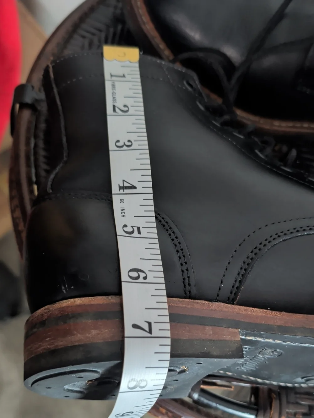 Oak Street Bootmakers Dainite Trench Boot Black Men Size US 10.5 D